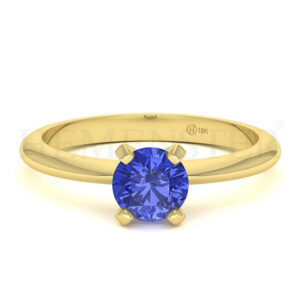 Anillos de compromiso con gemas de color