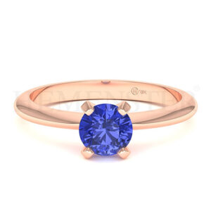 Anillos de compromiso con gemas de color