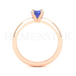 Anillos de compromiso con gemas de color