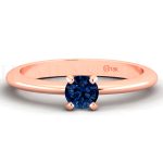 MODELO SOLSTICIO ZAFIRO ORO ROSA