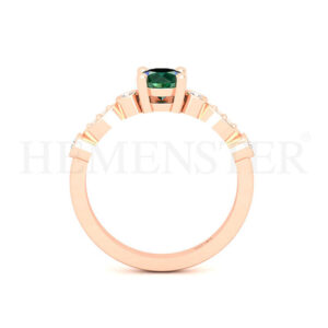 Anillos de compromiso con gemas de color