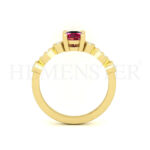Anillos de compromiso con gemas de color