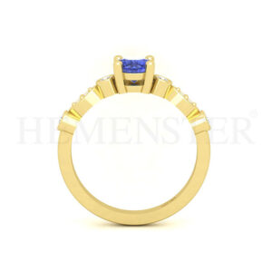 Anillos de compromiso con gemas de color