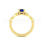 Anillos de compromiso con gemas de color