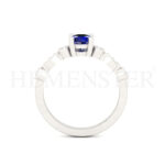 Anillos de compromiso con gemas de color