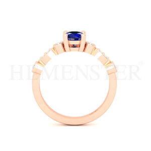 Anillos de compromiso con gemas de color