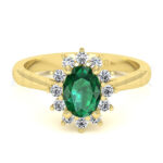 Anillos de compromiso con gemas de color