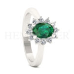 Anillos de compromiso con gemas de color