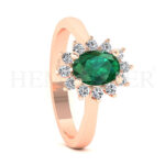 Anillos de compromiso con gemas de color