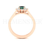 Anillos de compromiso con gemas de color