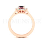 Anillos de compromiso con gemas de color