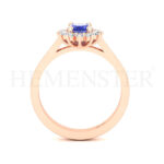 Anillos de compromiso con gemas de color