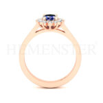 Anillos de compromiso con gemas de color