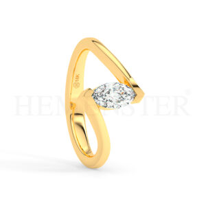 Anillos de oro con diamantes