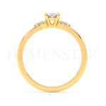 Anillos de oro con diamantes