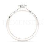 Anillos de compromiso de oro con diamantes