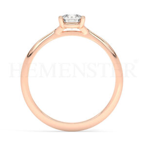 Anillos de compromiso de oro con diamantes