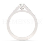Anillos de compromiso de oro con diamantes