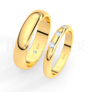 Aros de matrimonio de oro