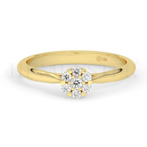Anillos de compromiso con diamantes
