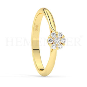 Anillos de compromiso con diamantes