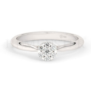 Anillos de compromiso con diamantes