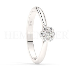 Anillos de compromiso con diamantes