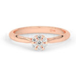 Anillos de compromiso con diamantes