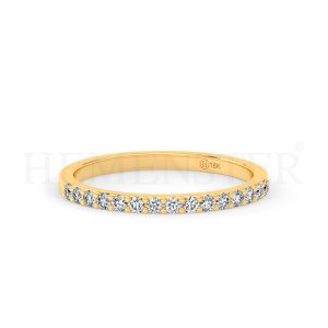 Cintillos de oro con diamantes