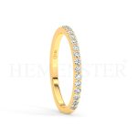 Cintillos de oro con diamantes