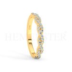 Cintillos de oro con diamantes
