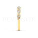Cintillos de oro con diamantes