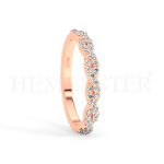 Cintillos de oro con diamantes