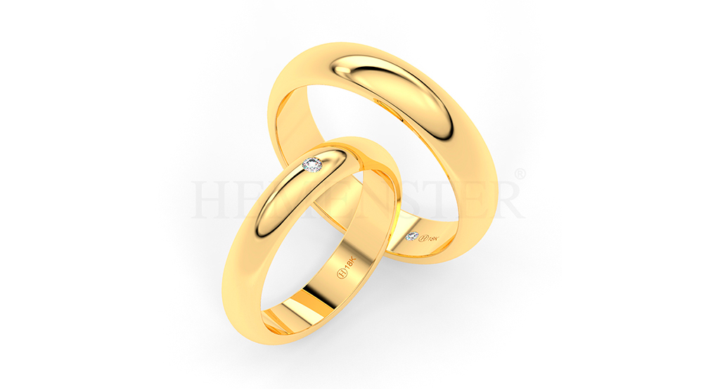 Aros de matrimonio de oro