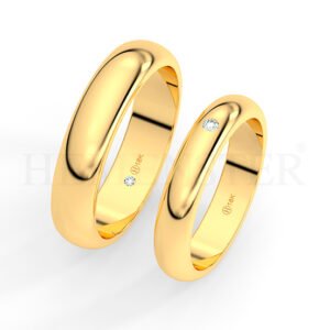 Aros de matrimonio de oro