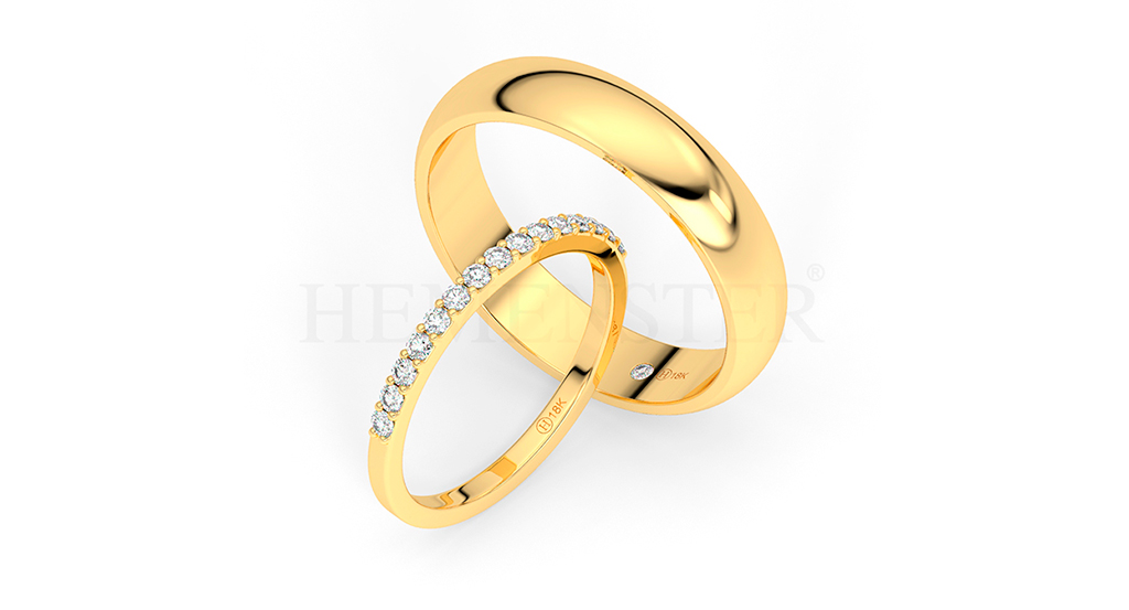 Aros de matrimonio de oro