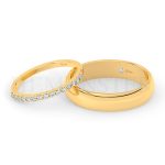 Aros de matrimonio de oro