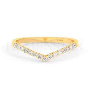 Cintillos de oro con diamantes
