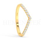 Cintillos de oro con diamantes