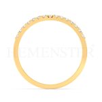 Cintillos de oro con diamantes