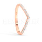 Cintillos de oro con diamantes