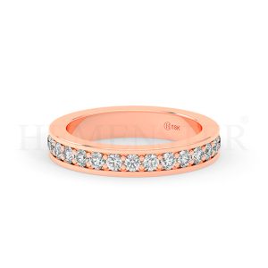 Cintillos de oro con diamantes