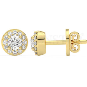 Set de aretes de oro para mujer