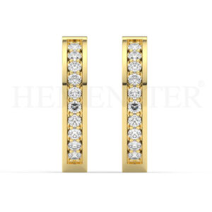 Set de aretes de oro para mujer