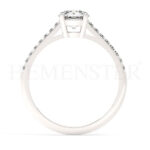 Anillos de compromiso de oro con diamantes