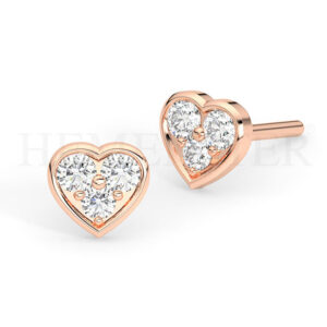 Set de aretes de oro para mujer