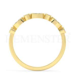 Cintillos de oro con diamantes