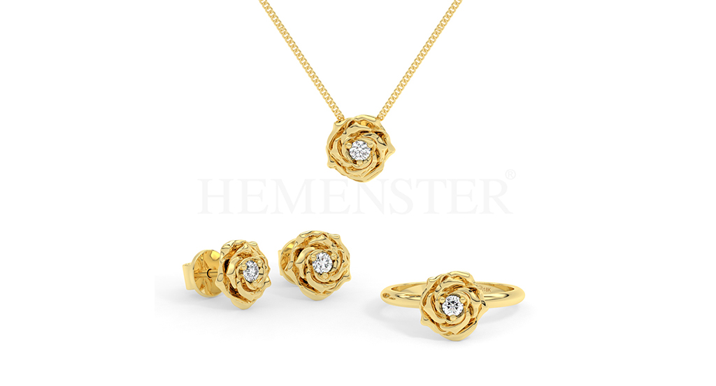 Sets de joyas de oro amarillo