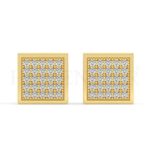 Aretes de oro de hombre