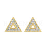 Aretes de oro de hombre